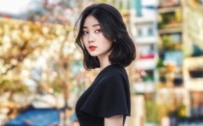 Thiếu nữ Đắk Nông vẫn đẹp “hút hồn” với trang phục màu đen