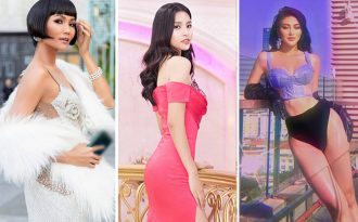 H’Hen Niê lại thay đổi kiểu tóc; Tiểu Vy khoe vòng ba gợi cảm