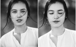 Thiếu nữ “gieo thương nhớ” với chùm ảnh chân dung đen trắng