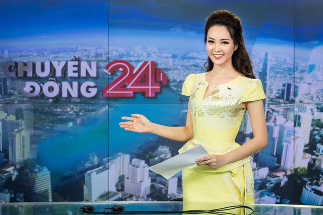 Sau BTV Hoài Anh, đến lượt Á hậu Thuỵ Vân gặp sự cố hi hữu trên sóng trực tiếp - 2