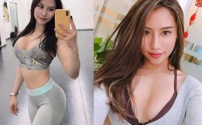 “Hot girl phòng gym Việt” có vòng 3 gần một mét không chỉ nhờ ngồi xổm