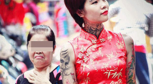 Cô gái xăm trổ bị người lớn “bĩu môi” giữa phố giờ ra sao?