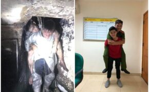 Được cứu sống trong đám cháy, chàng trai cõng chiến sỹ từng… cõng mình