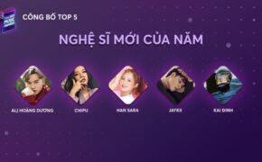 Công bố Top 5 Zing Music Awards 2017