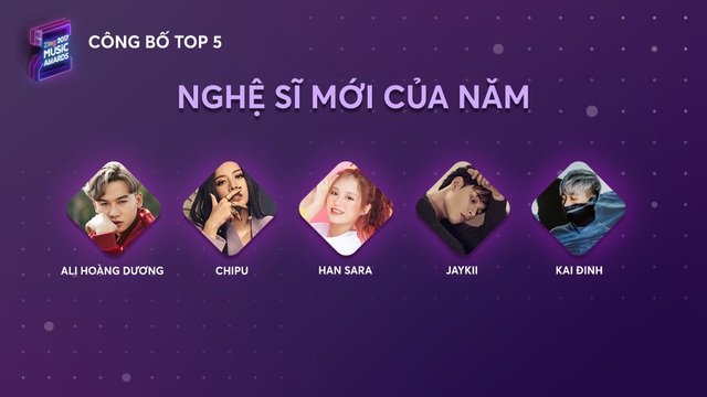 Công bố Top 5 Zing Music Awards 2017 - 5