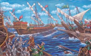 Cậu bé 13 tuổi mở triển lãm tranh về 10 trận chiến nổi tiếng thế giới