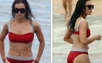 Vóc dáng nuột nà của nữ diễn viên 21 tuổi