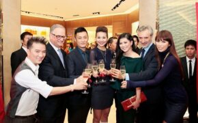 Thanh Hằng, Hà Anh gặp gỡ tài tử Hồng Kông