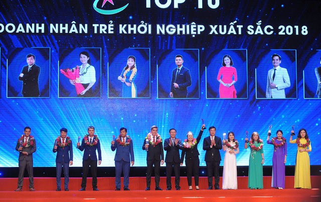 Top 10 Doanh nhân trẻ khởi nghiệp xuất sắc 2018