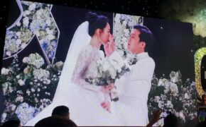 Trường Giang lau nước mắt cho Nhã Phương trong hôn lễ