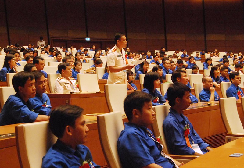 Chủ tịch Quốc hội - Nguyễn Thị Kim Ngân giao lưu với các đại biểu Thanh niên tiên tiến làm theo lời Bác