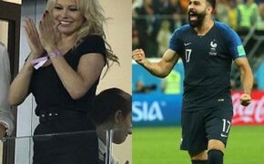 Minh tinh 50 tuổi cổ vũ bạn trai tại World Cup