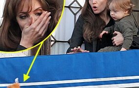 Khoảnh khắc ngộ nghĩnh của hai mẹ con Jolie