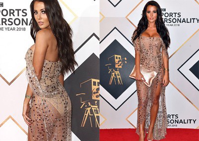 Yazmin Oukhellou diện váy xuyên thấu táo bạo