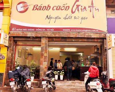 Bánh cuốn Gia An khai trương cửa hàng mới