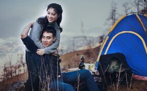 Ảnh cưới “săn mây” trên đỉnh Ngải Thầu của cặp đôi phượt thủ