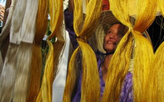 Sắc màu làng lụa Quảng Nam