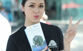 Á hậu Hoàng Anh kêu gọi người dân bảo vệ loài gấu