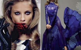 Anna Selezneva cá tính trên Vogue