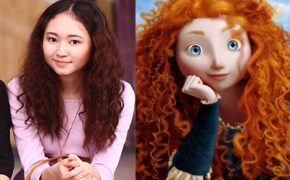 Nữ tình nguyện viên Mông Cổ xinh xắn, giống “nàng công chúa tóc xù”