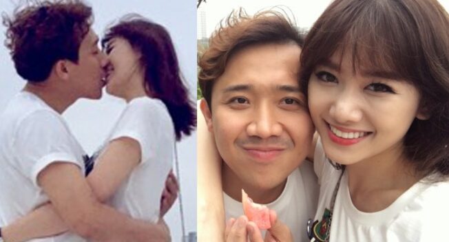 Trấn Thành – Hari Won tình tứ hôn nhau trên du thuyền tại Hàn Quốc