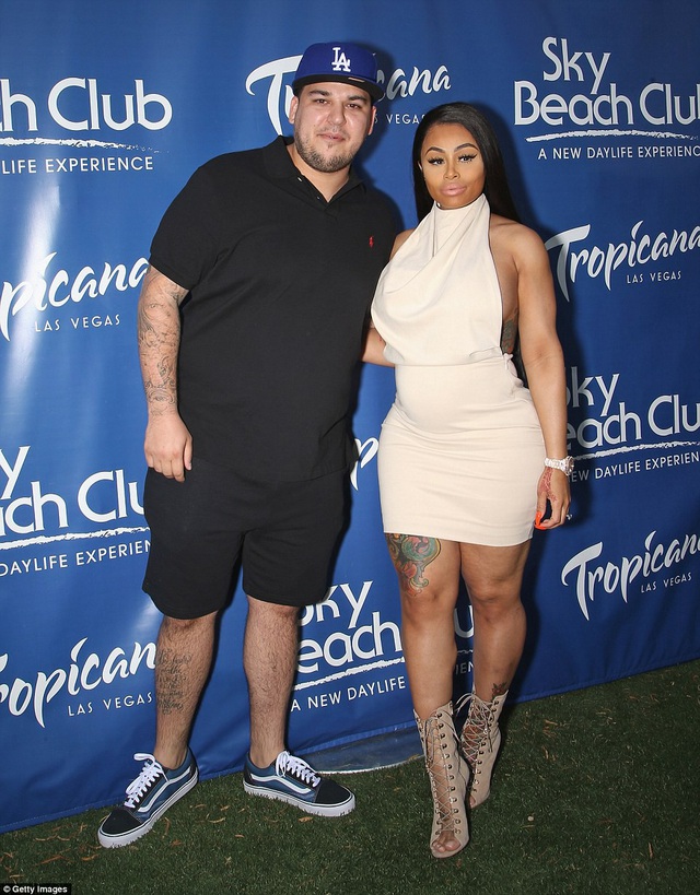  Blac và Rob Kardashian khi còn hạnh phúc bên nhau. Cặp đôi chia tay trong ồn ào vào tháng 2/2017. 