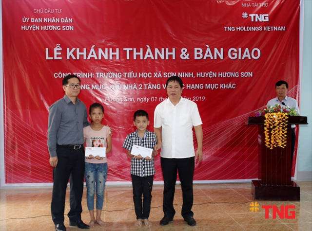 TNG Holdings Vietnam khánh thành hai trường tiểu học ở Hương Sơn, Hà Tĩnh - 2