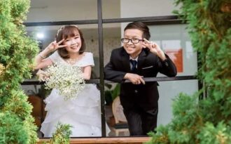 “Cổ tích tình yêu” của cặp đôi tí hon