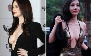 Sao Hollywood mặc váy khoét sâu như Gan Lulu