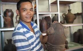 Nghệ nhân trẻ kiếm tiền tỷ mỗi năm từ gốm