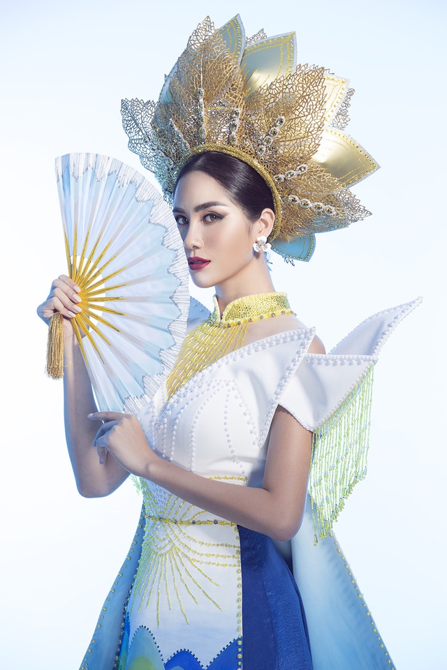 Hoàng Hạnh mang “hồ sen” lên trang phục dân tộc tại Miss Earth 2019 - 6