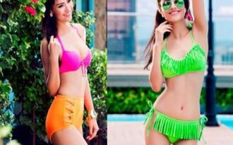 “Hút hồn” với đường cong nóng bỏng của Hồng Quế