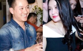 Vợ Tuấn Hưng bế bụng dự sự kiện của chồng