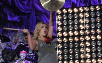 Ke$ha biểu diễn sôi nổi tại California