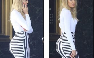 Khloe Kardashian gợi cảm với váy ôm sát