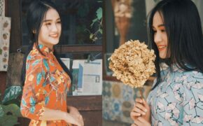 Nữ sinh Quốc học Vinh “gây thương nhớ” với áo dài đậm chất hoài niệm