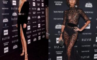 Dàn siêu mẫu áo tắm bốc lửa dự tiệc