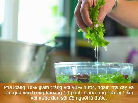 Mẹo loại bỏ dư lượng thuốc trừ sâu trong rau quả - 1 Mẹo loại bỏ dư lượng thuốc trừ sâu trong rau quả - 1