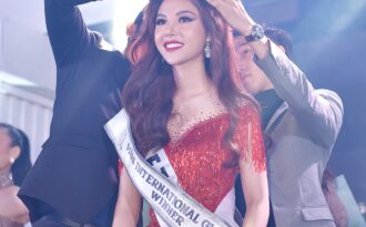 VĐV bóng chuyền Nguyễn Mỹ Huyền đăng quang Miss International Globe
