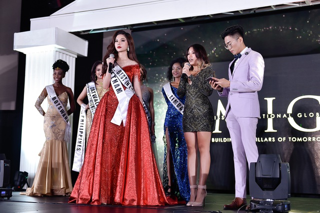 VĐV bóng chuyền Nguyễn Mỹ Huyền đăng quang Miss International Globe - 5