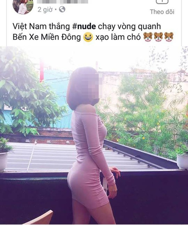 Cô gái trẻ tuyên bố khỏa thân nếu U23 Việt Nam chiến thắng