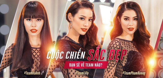 Ba chân dài đình đám Hà Anh – Lilly Nguyễn – Phạm Hương trong “Cuộc chiến sắc đẹp”