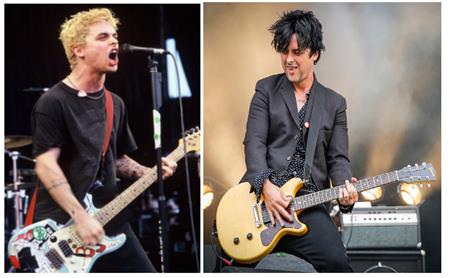 Thủ lĩnh nhóm The Green Day, Billie Joe Armstrong vẫn giữ nguyên phong cách trình diễn máu lửa như ngày nào và tiếp tục khiến cho các fan hâm mộ phải “nghiêng ngả”.