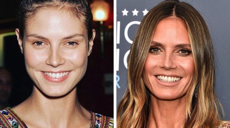  Heidi Klum cũng đã đổi khác quá nhiều 