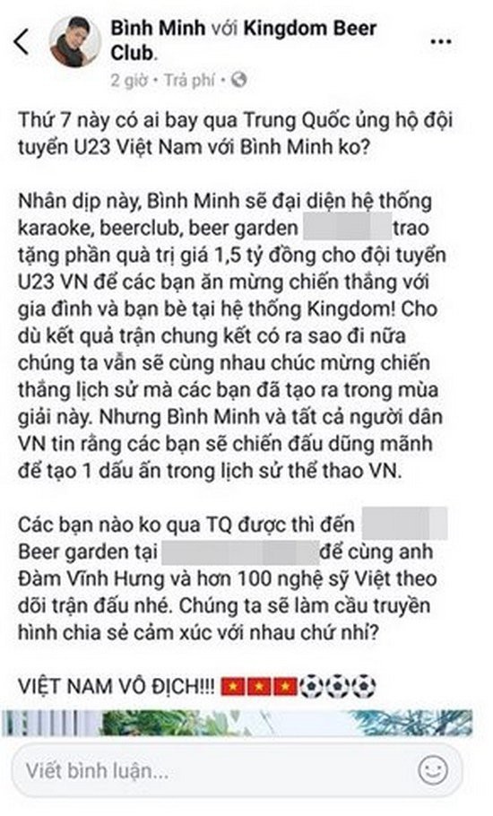 Các sao Việt hứa thưởng cho U23, đã có những ai thực hiện lời hứa? - 5