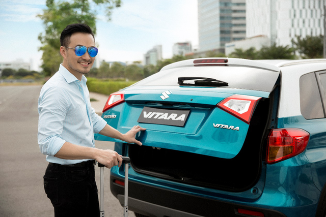 Chi Bảo chọn Suzuki Vitara vì bị thuyết phục bởi nội lực mạnh bền bỉ của dòng xe Nhật