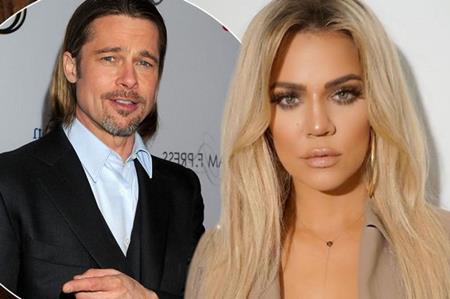 Khloe Kardashian cũng mê mệt Brad Pitt