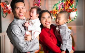 Nghệ sĩ xiếc Quốc Nghiệp đón trung thu ngọt ngào bên gia đình