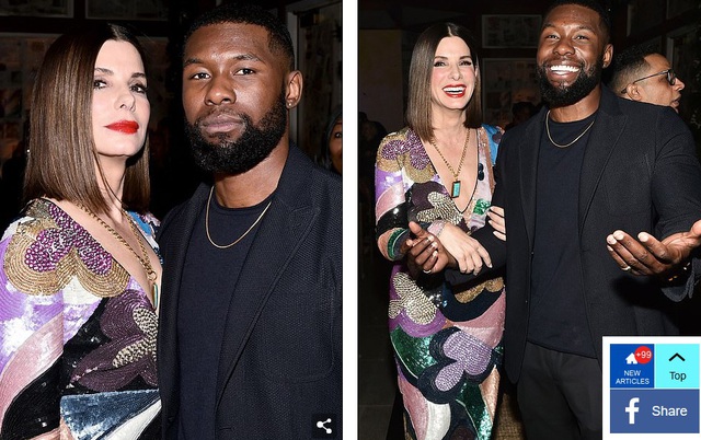  Sandra Bullock và bạn diễn Trevante Rhodes trong phim Bird Box 