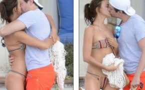 Bồ cũ Ronaldo tình tứ bên người tình điển trai